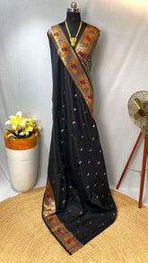 Delightful Paithani Silk Black Color Saree