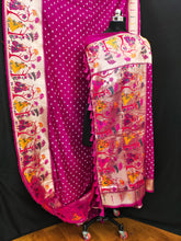 Wonderful Bandhej Pink Color Silk Saree