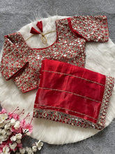 Function Wear Jimmy Chu Red Color Saree