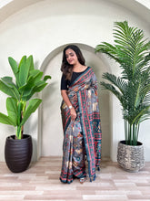 Glorious Dola Viscose Grey Color Saree