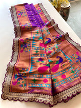 Fantastic Silk Purple Color Saree