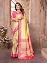 Preferable Banarasi Tissue Silk Mustard Color Saree