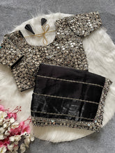 Function Wear Jimmy Chu Black Color Saree