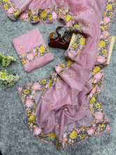 Gorgeous Banarasi Pink Color Saree
