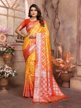 Graceful Kochi Silk Yellow Color Saree