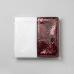 Elegant White Saree with Contrast Maroon Sparkle Velvet Blouse