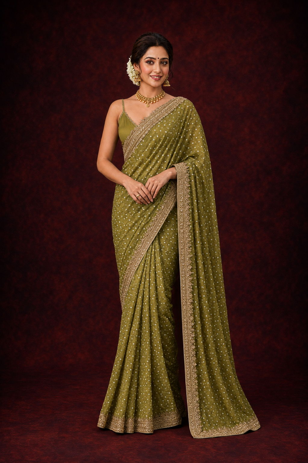 Designer Lace Border Saree