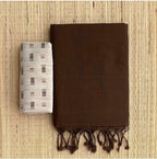 Handloom Khadi Cotton Saree with Magic Blouse