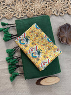 Elegant Khadi Cotton Saree with Magic Cotton Blouse