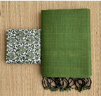 Handloom Khadi Cotton Saree with Magic Blouse
