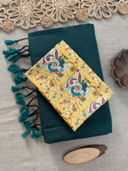Elegant Khadi Cotton Saree with Magic Cotton Blouse