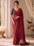 Handloom Khadi Cotton Saree with Magic Blouse