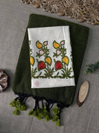 Soft Handloom Cotton Saree With Heavy Blouse