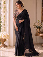 Handloom Khadi Cotton Saree with Magic Blouse