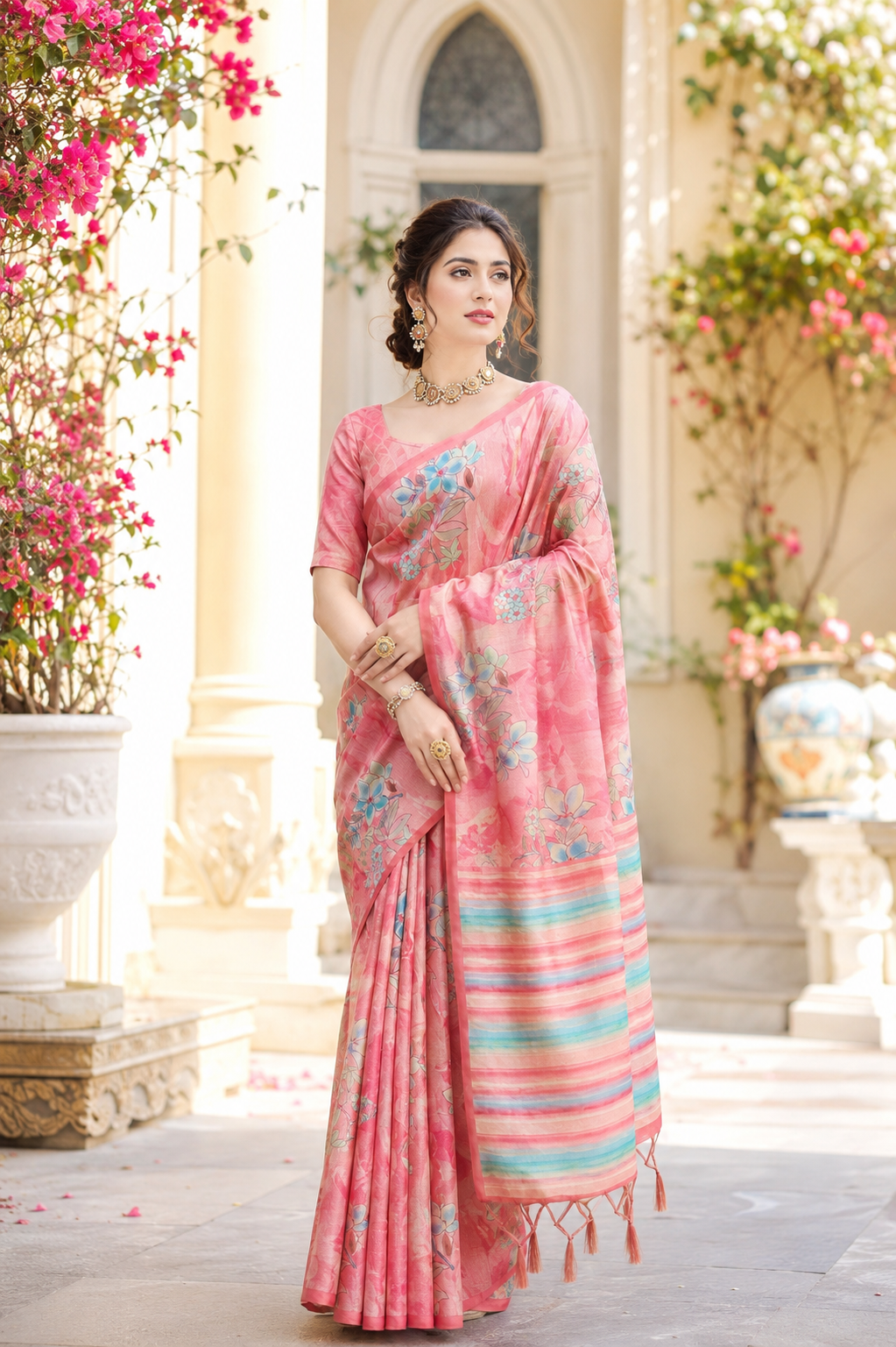Elegant Soft Tussar Silk Saree