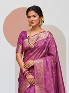 Traditional Weaving Satin Saree