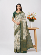 Classic Banarasi Silk Saree with Gold Zari Work