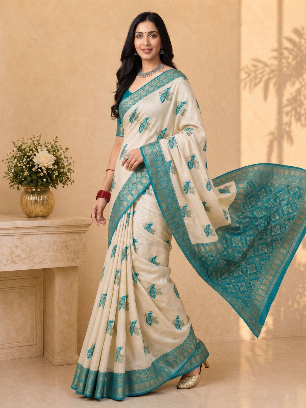 Elegant Zari Kanjivaram Saree