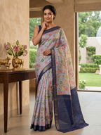 Soft Tussar Silk Digital Print Saree