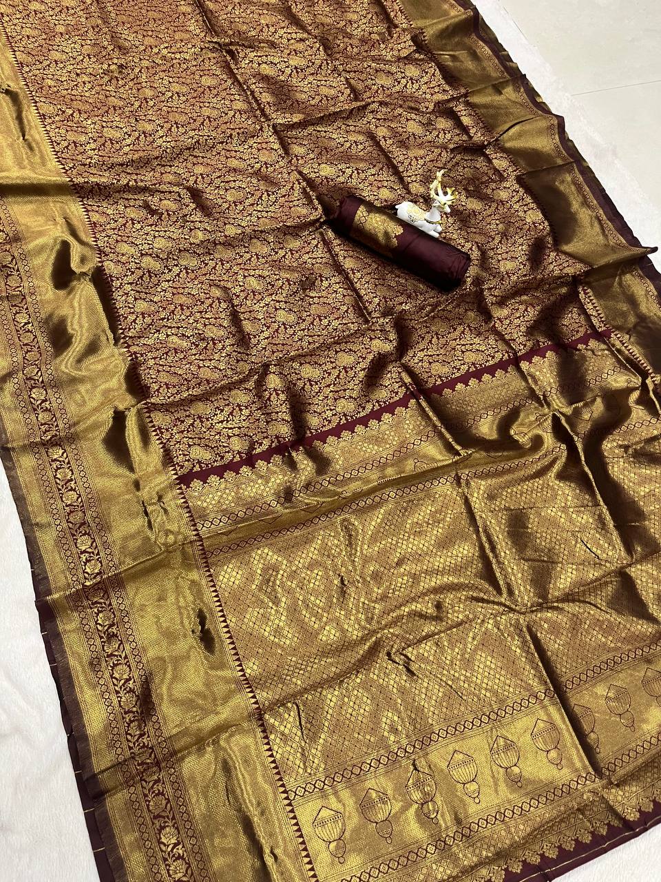 Organic Banarasi Wedding Saree