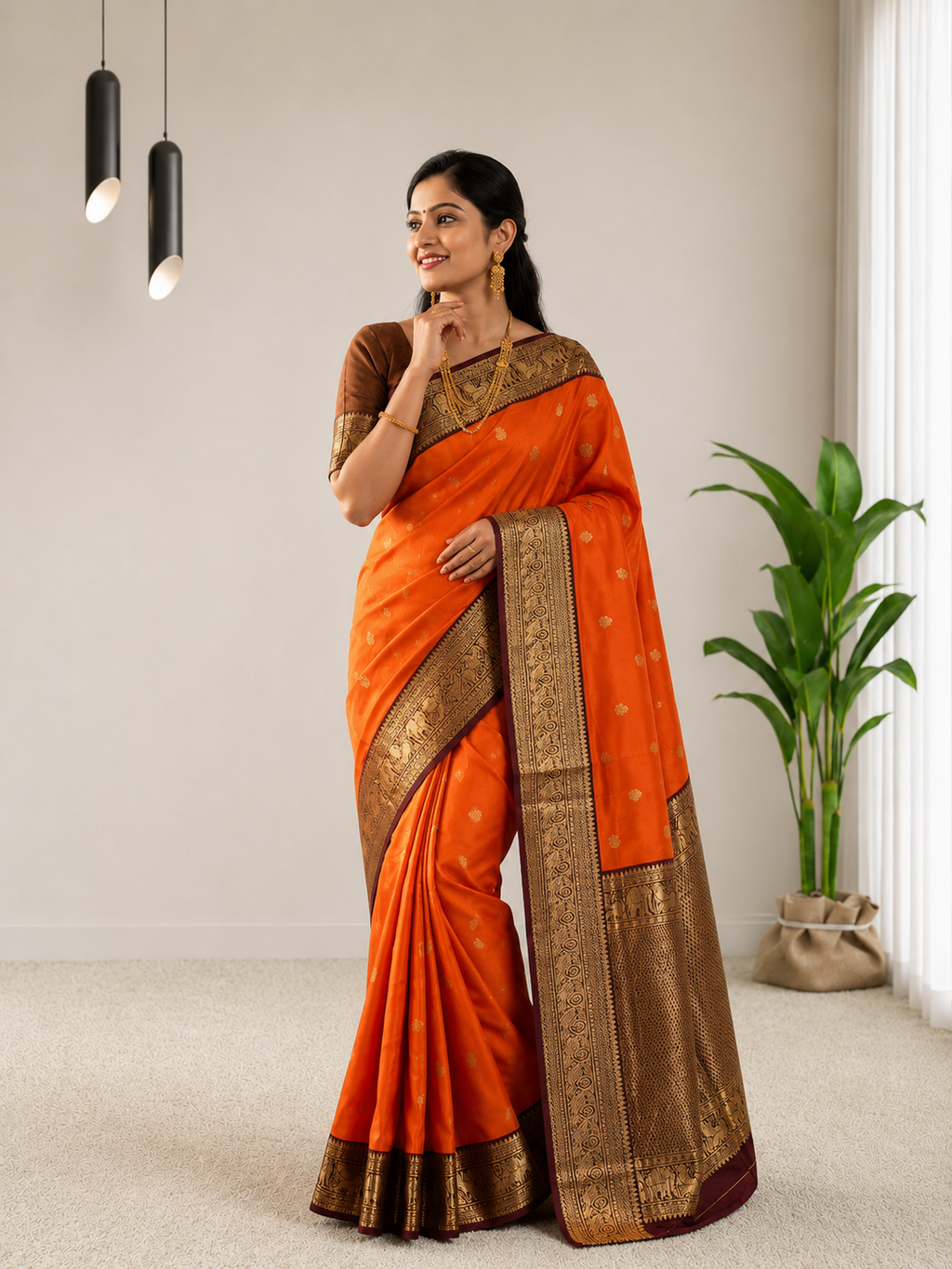 Rich traditional weaving Banarasi Saree