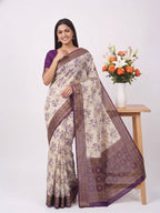 Classic Banarasi Silk Saree with Gold Zari Work
