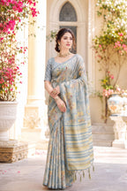 Elegant Soft Tussar Silk Saree