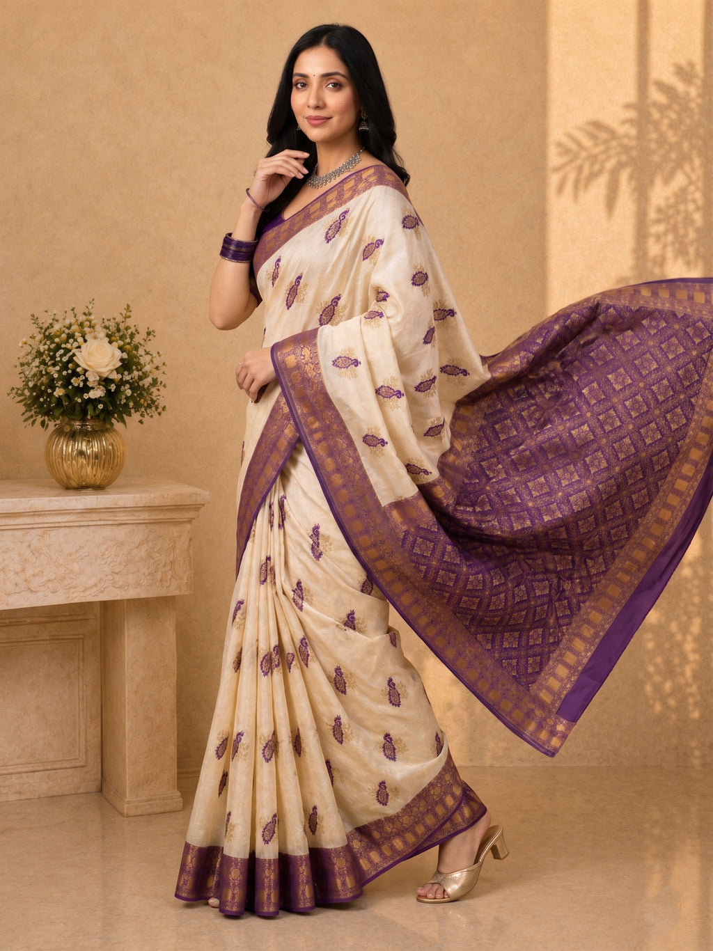 Elegant Zari Kanjivaram Saree