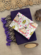 Elegant Khadi Cotton Saree with Magic Cotton Blouse