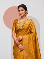Traditional Weaving Satin Saree