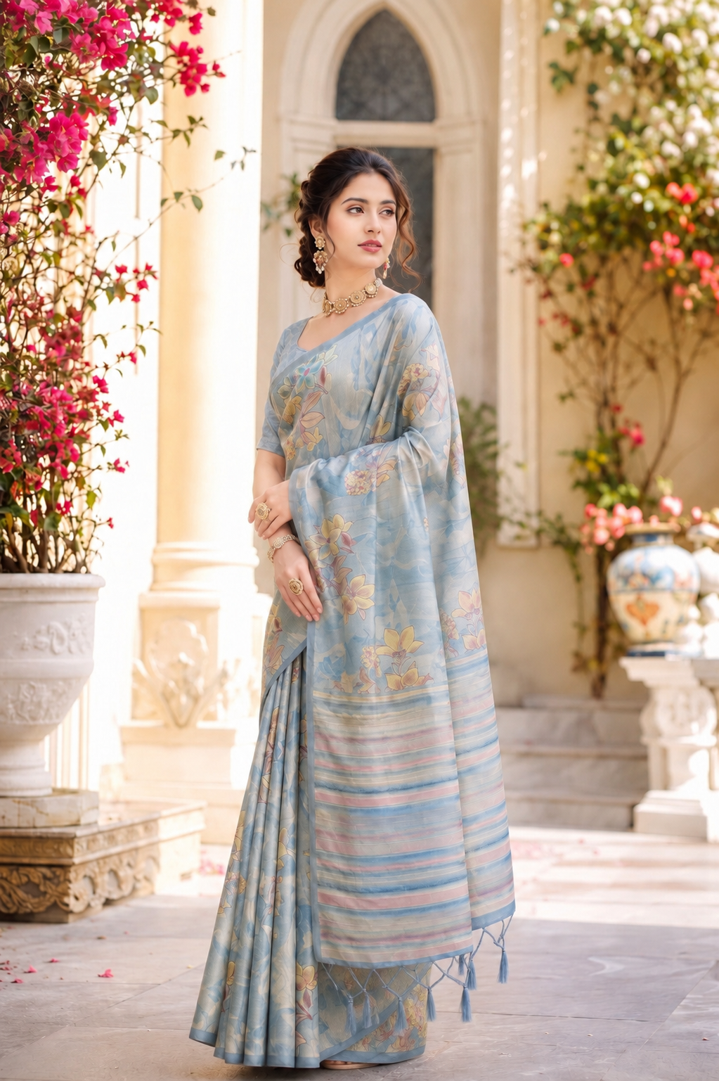 Elegant Soft Tussar Silk Saree
