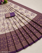 Classic Banarasi Silk Saree with Gold Zari Work