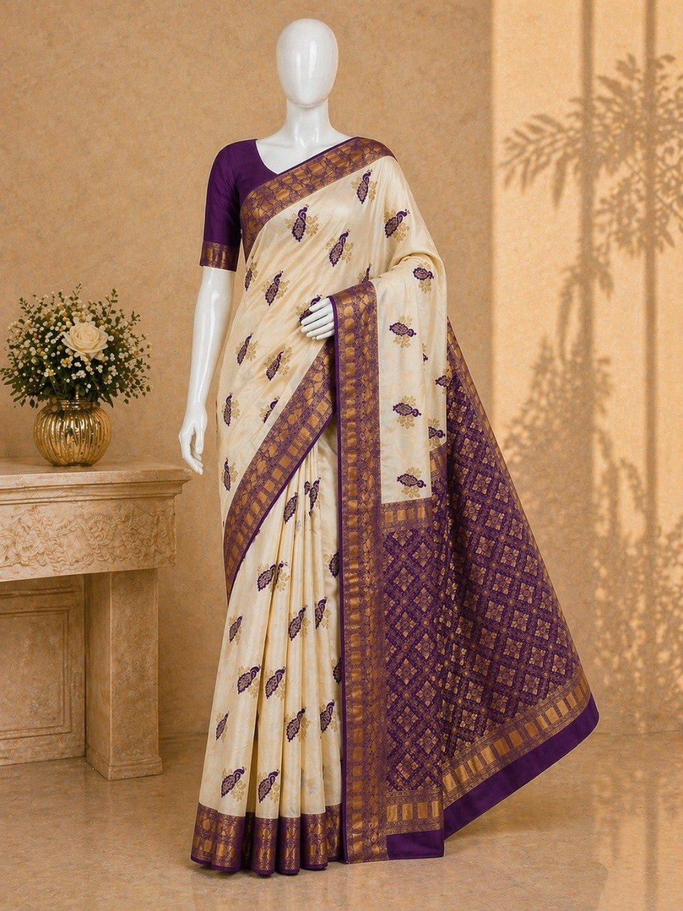 Elegant Zari Kanjivaram Saree