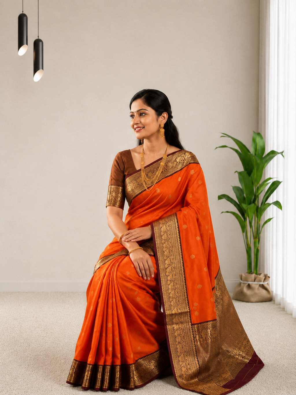 Rich traditional weaving Banarasi Saree