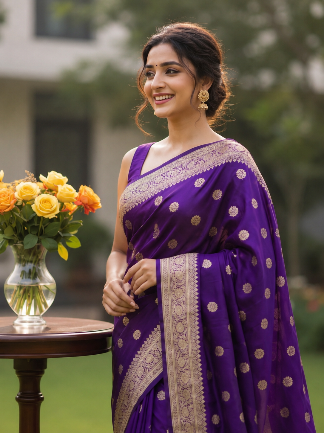 Banarasi Zari Woven Soft Silk Saree