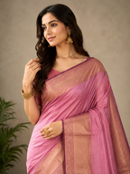 Organic Banarasi Wedding Saree