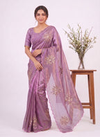 Festive Fandy Satin Saree with Designer Blouse