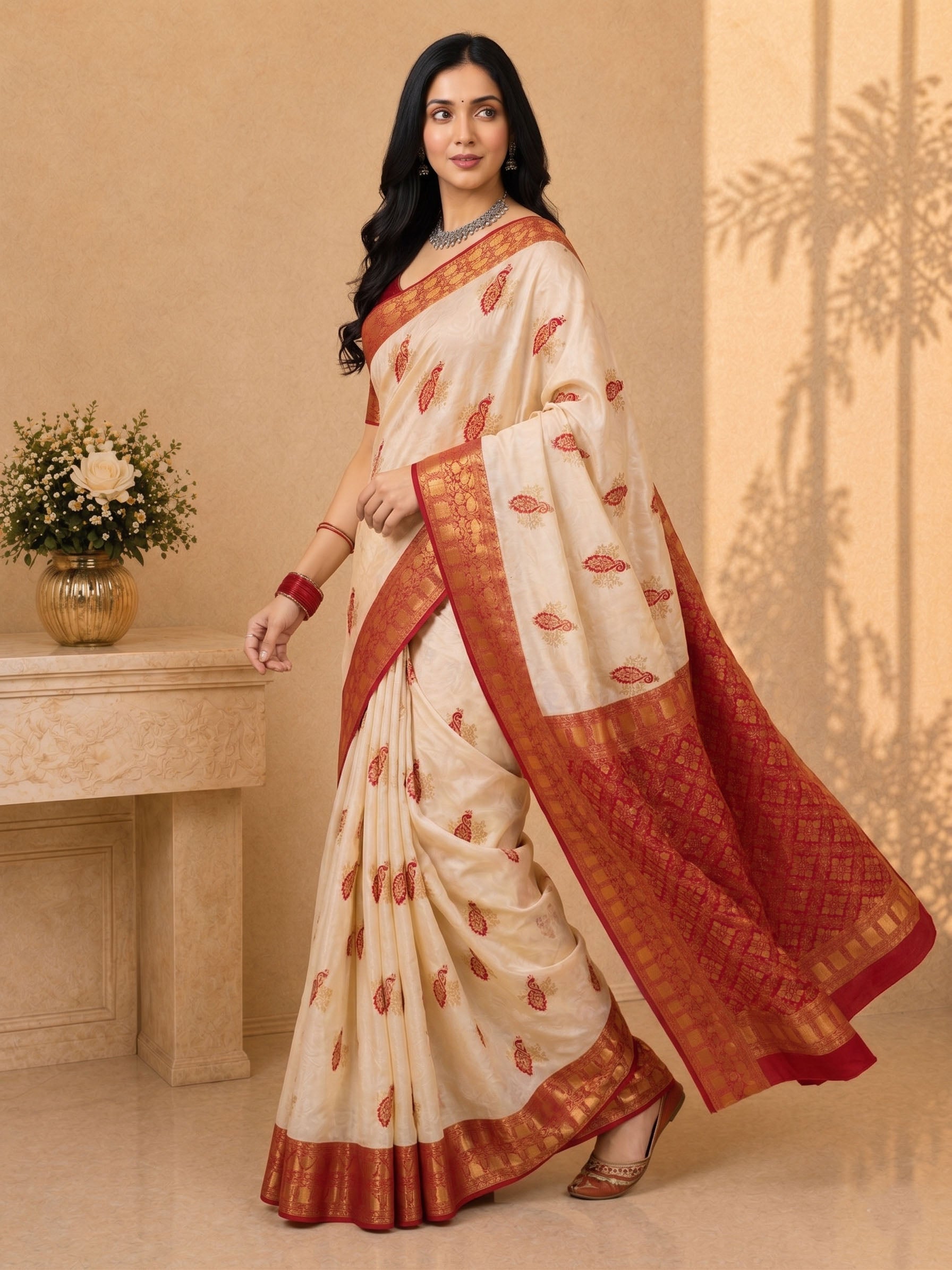 Elegant Zari Kanjivaram Saree