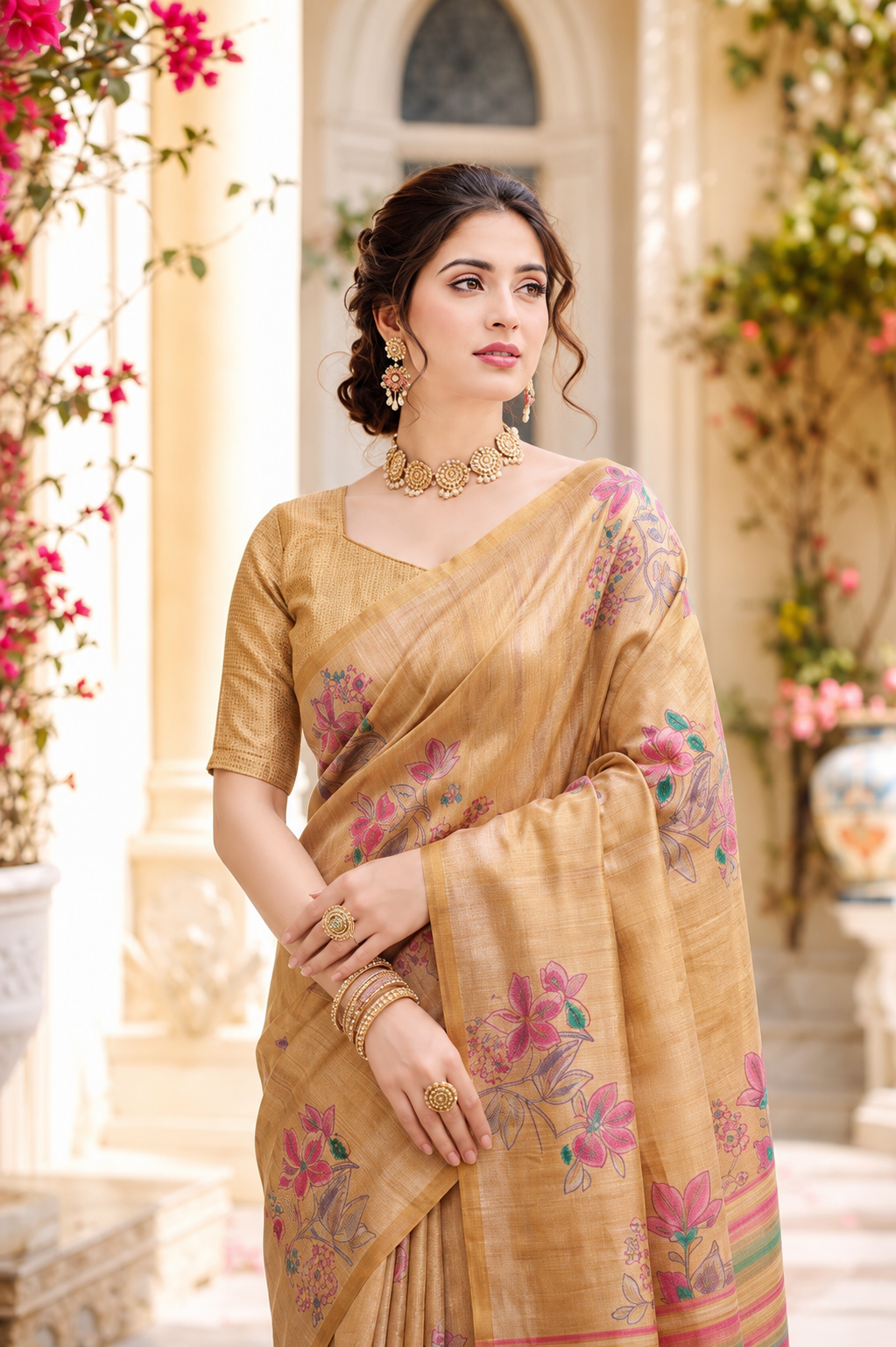 Elegant Soft Tussar Silk Saree