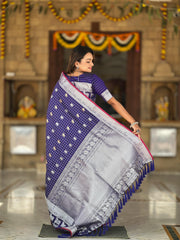 Outstanding Soft Silk Purple Color Saree