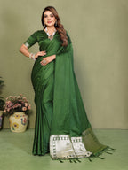 Lagadi Patta Soft Satin Silk Gala Pallu Saree
