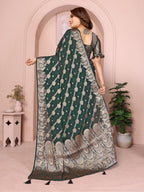 Banarasi Silk Saree with Leheriya Weaving