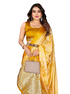 Lagdi Patta Pallu Soft Satin Silk Sibori Saree