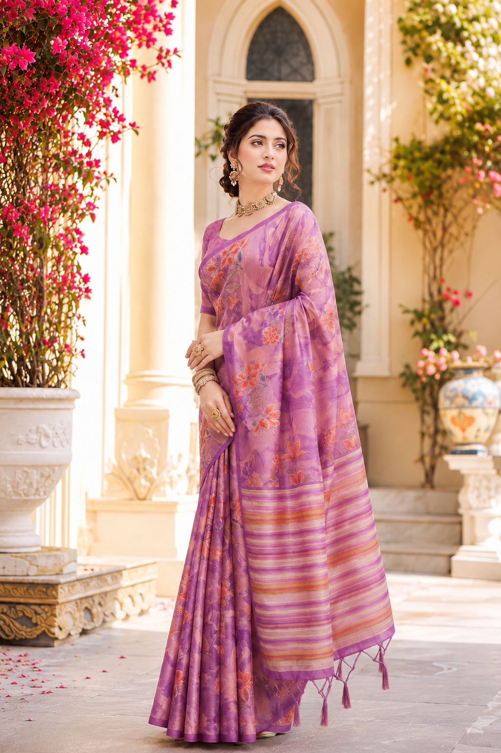 Elegant Soft Tussar Silk Saree
