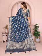 Banarasi Silk Saree with Leheriya Weaving