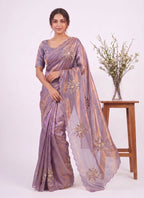 Festive Fandy Satin Saree with Designer Blouse