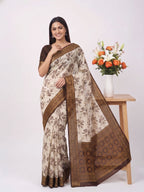 Classic Banarasi Silk Saree with Gold Zari Work