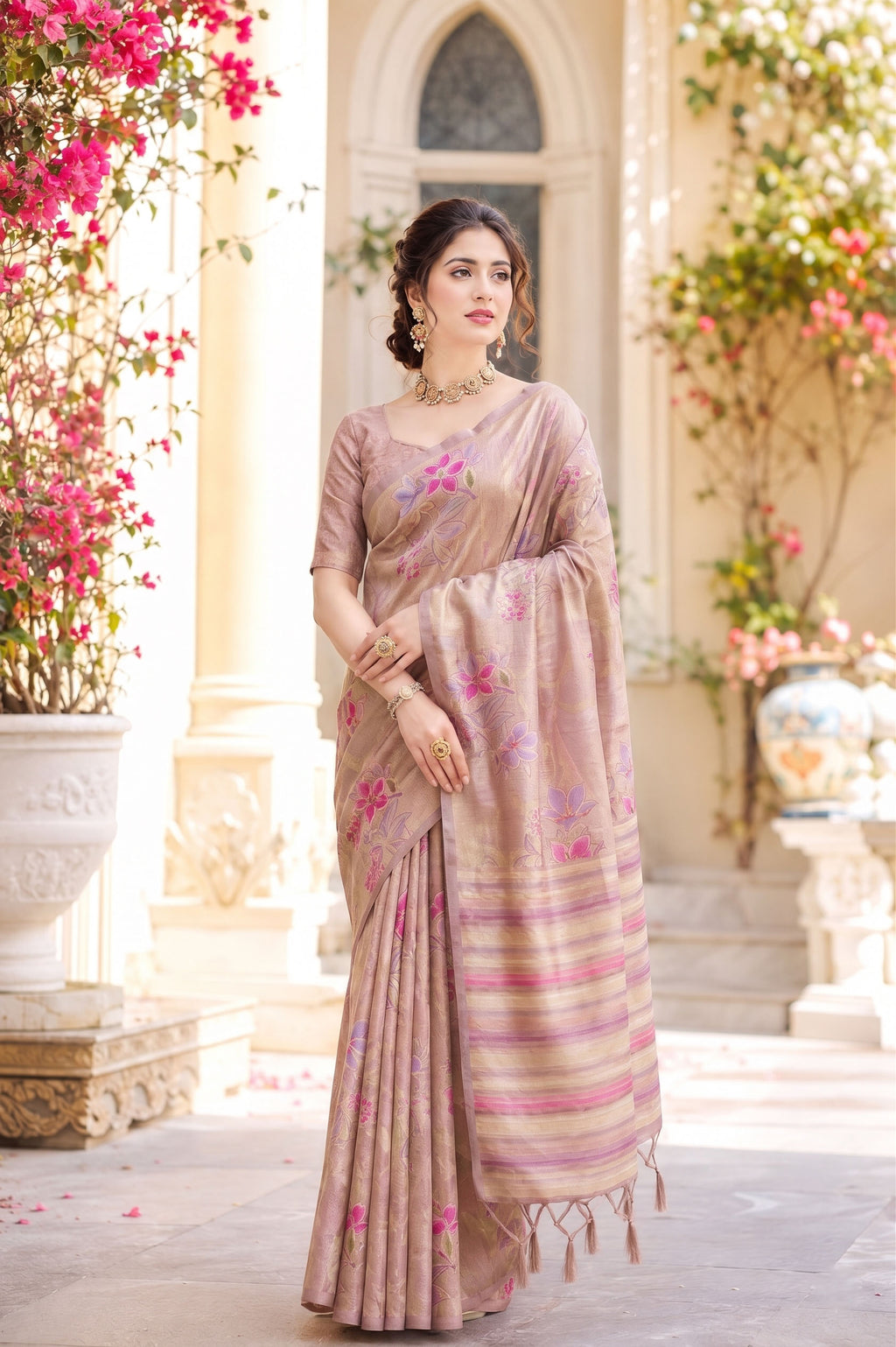 Elegant Soft Tussar Silk Saree
