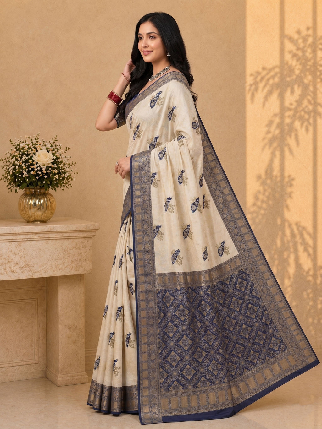 Elegant Zari Kanjivaram Saree