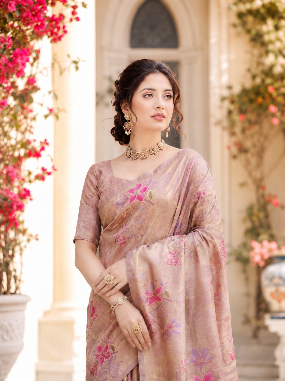 Elegant Soft Tussar Silk Saree